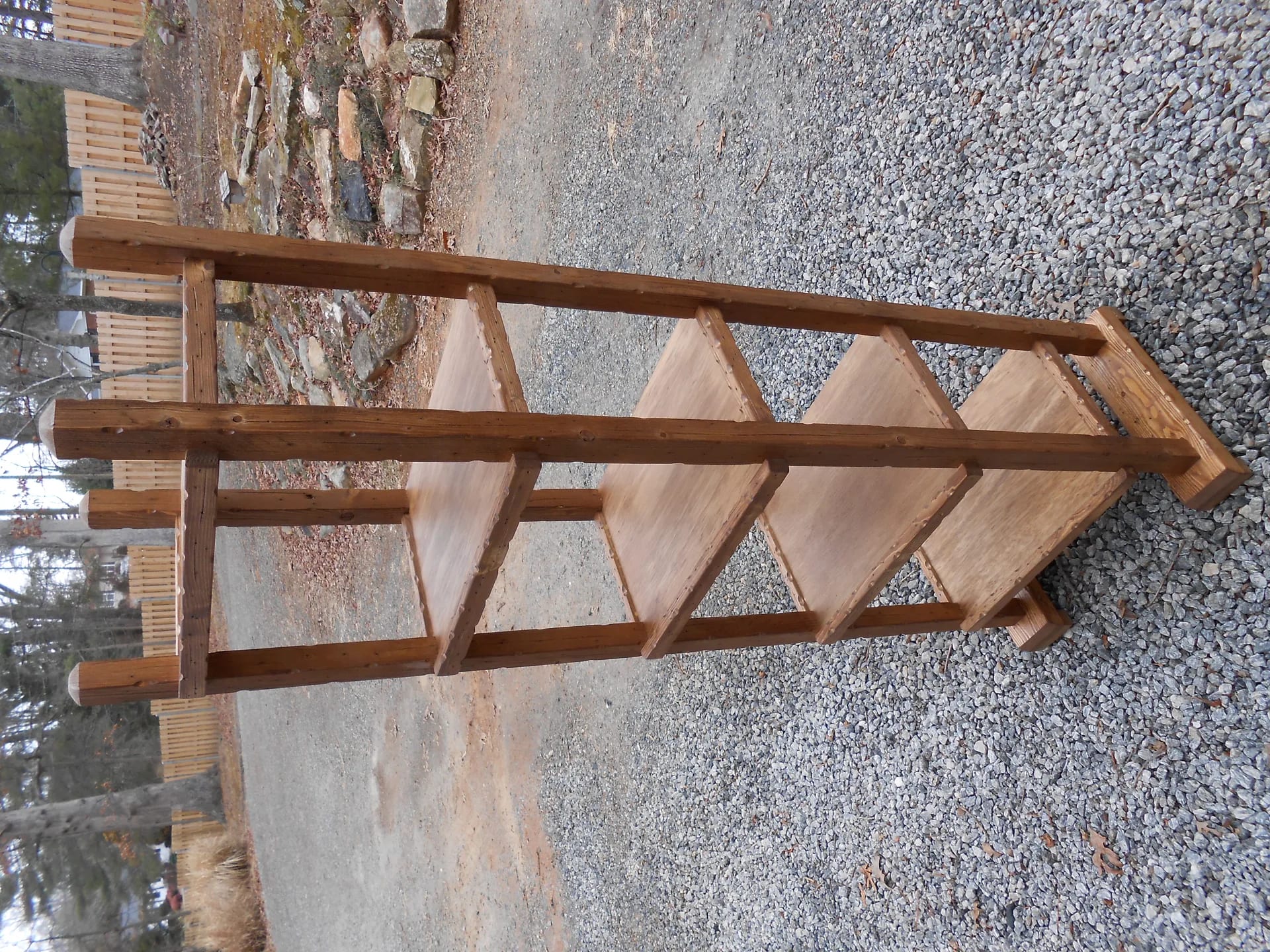 Wood furniture detail